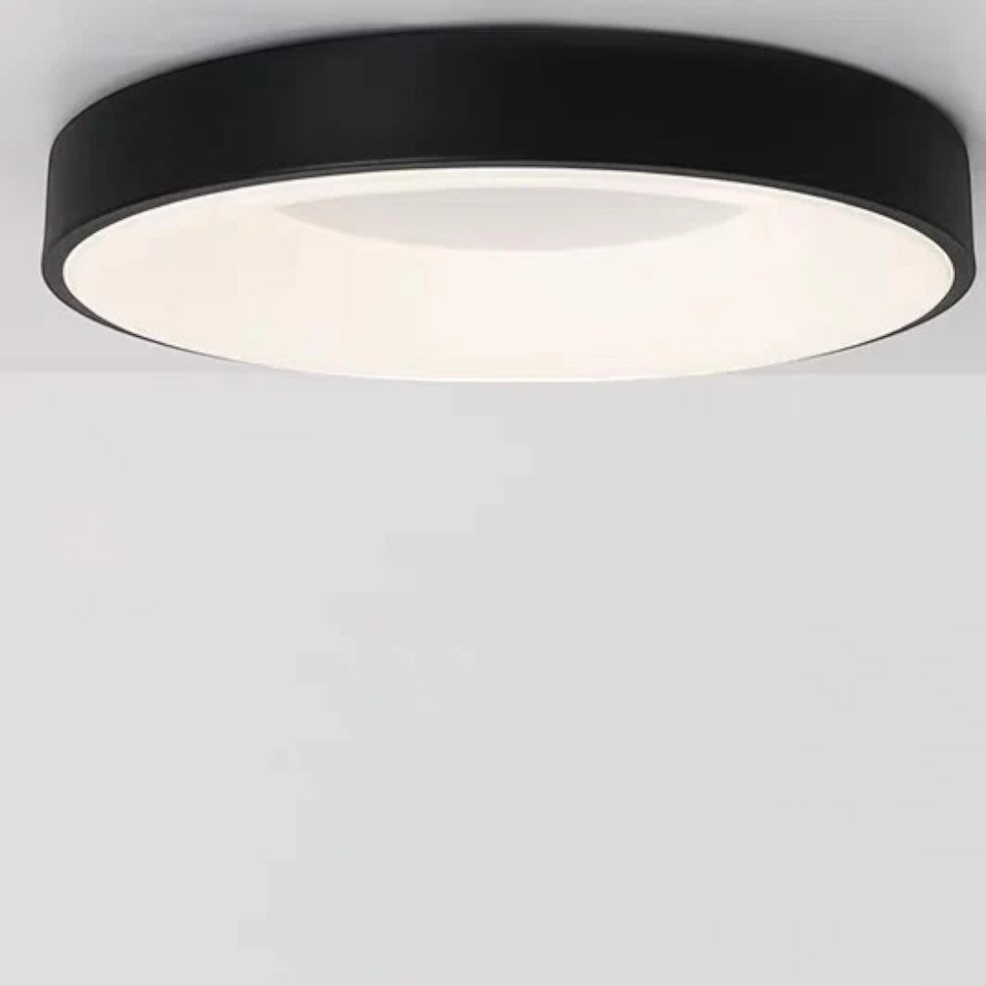 Minimalistyczna Sufitowa Lampa LED Z Kolorowym Wykończeniem