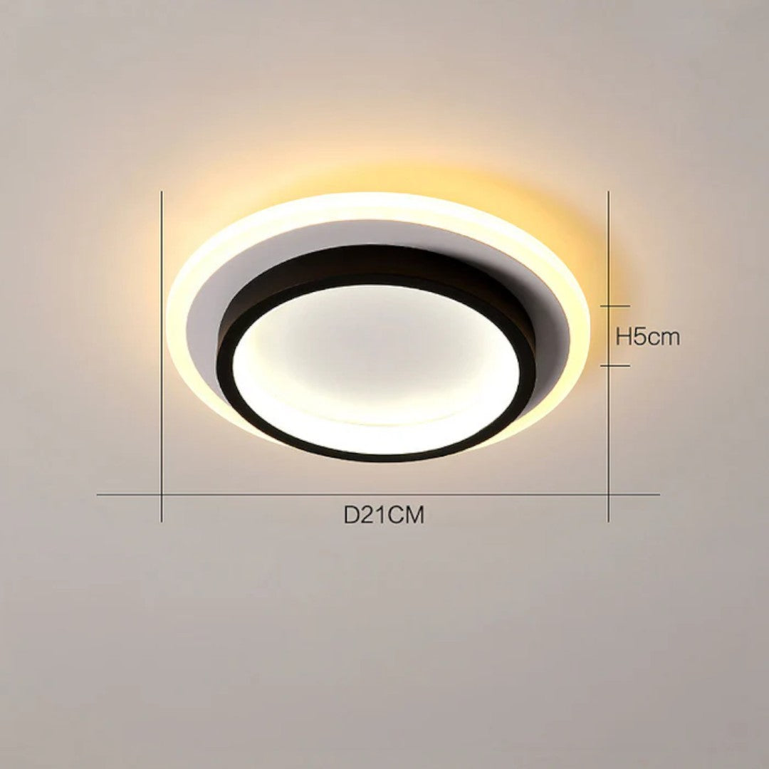 Nowoczesna Okrągła Lampa Sufitowa LED