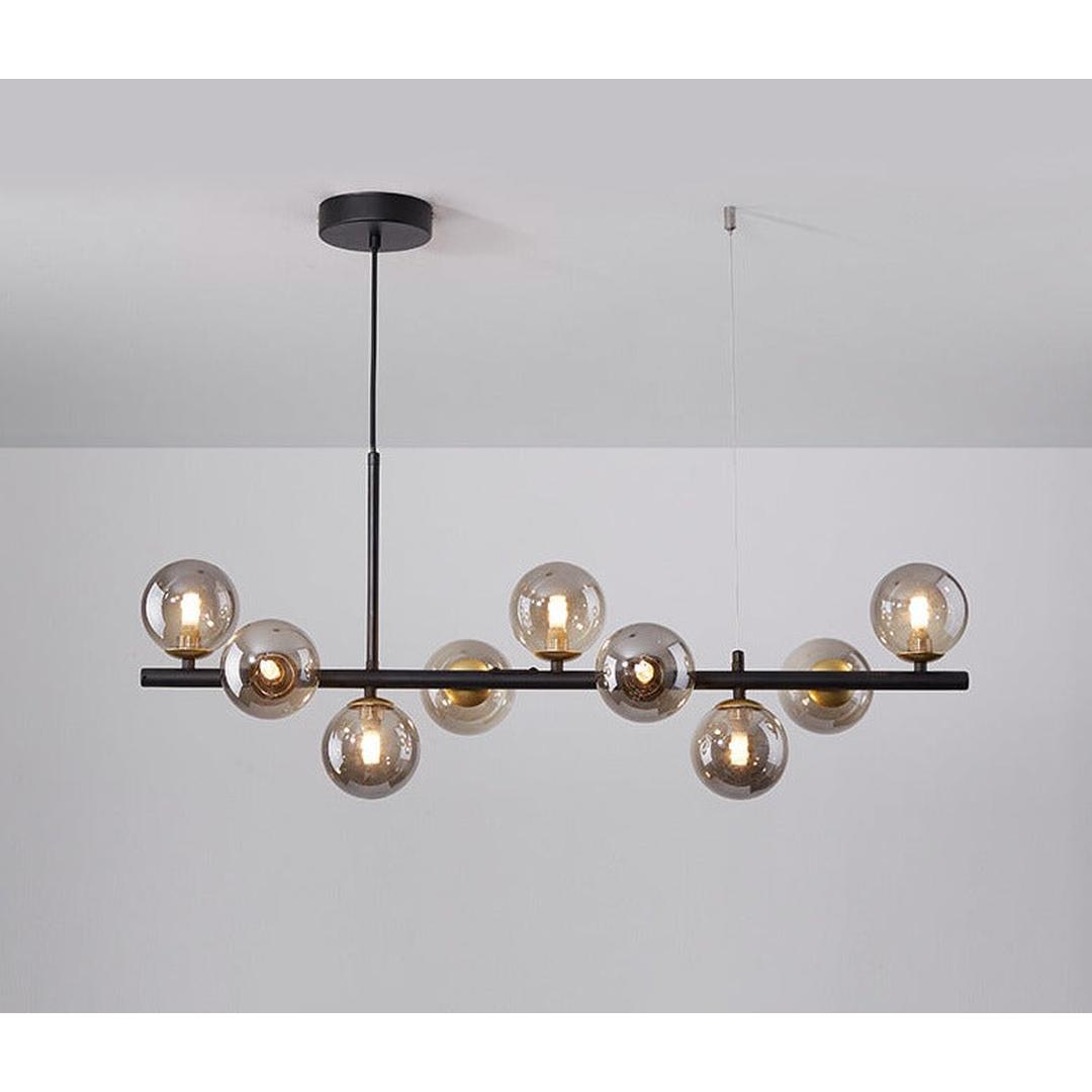 Nowoczesna Szklana Liniowa Lampa Wisząca