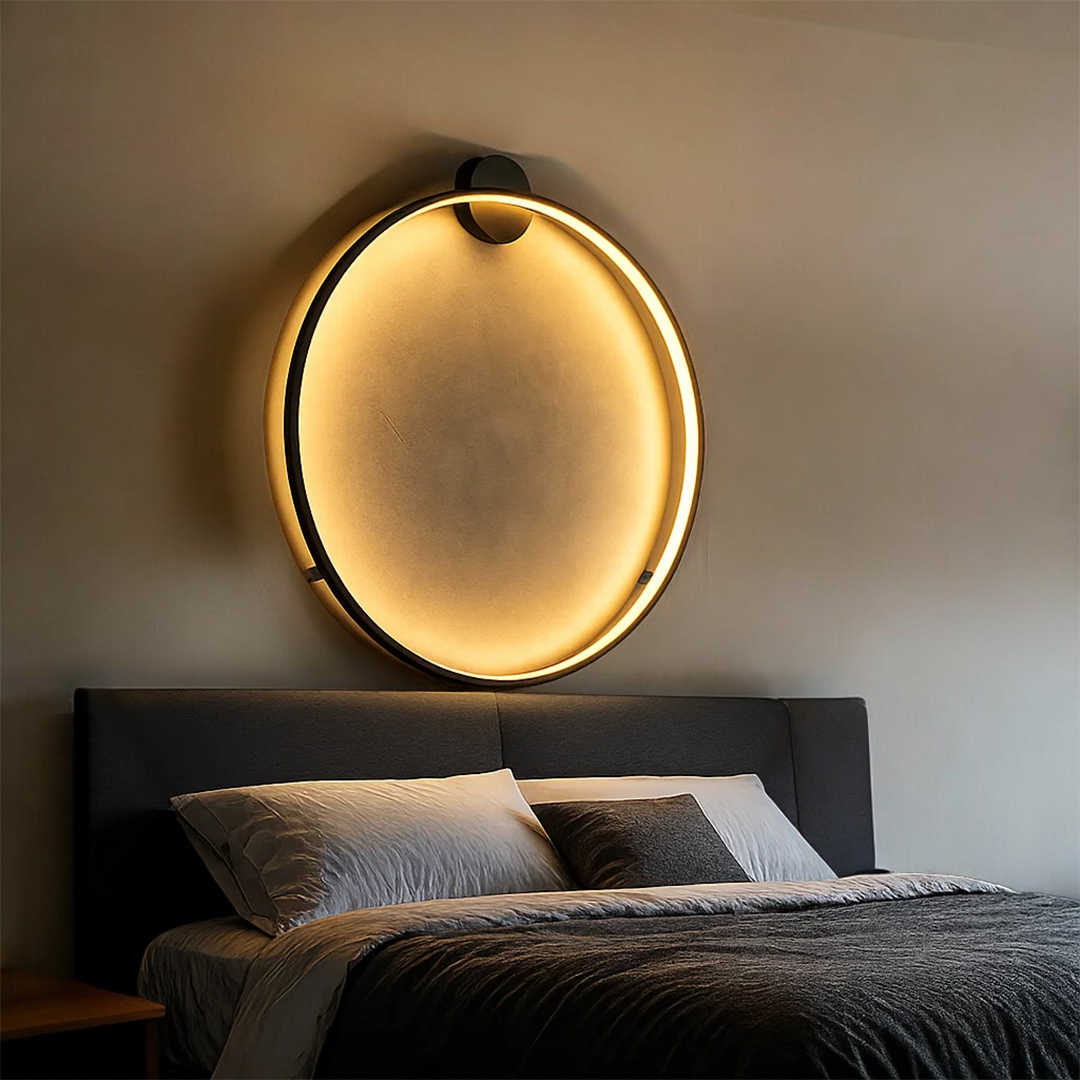 Okrągła Lampa Ścienna do Wnętrz