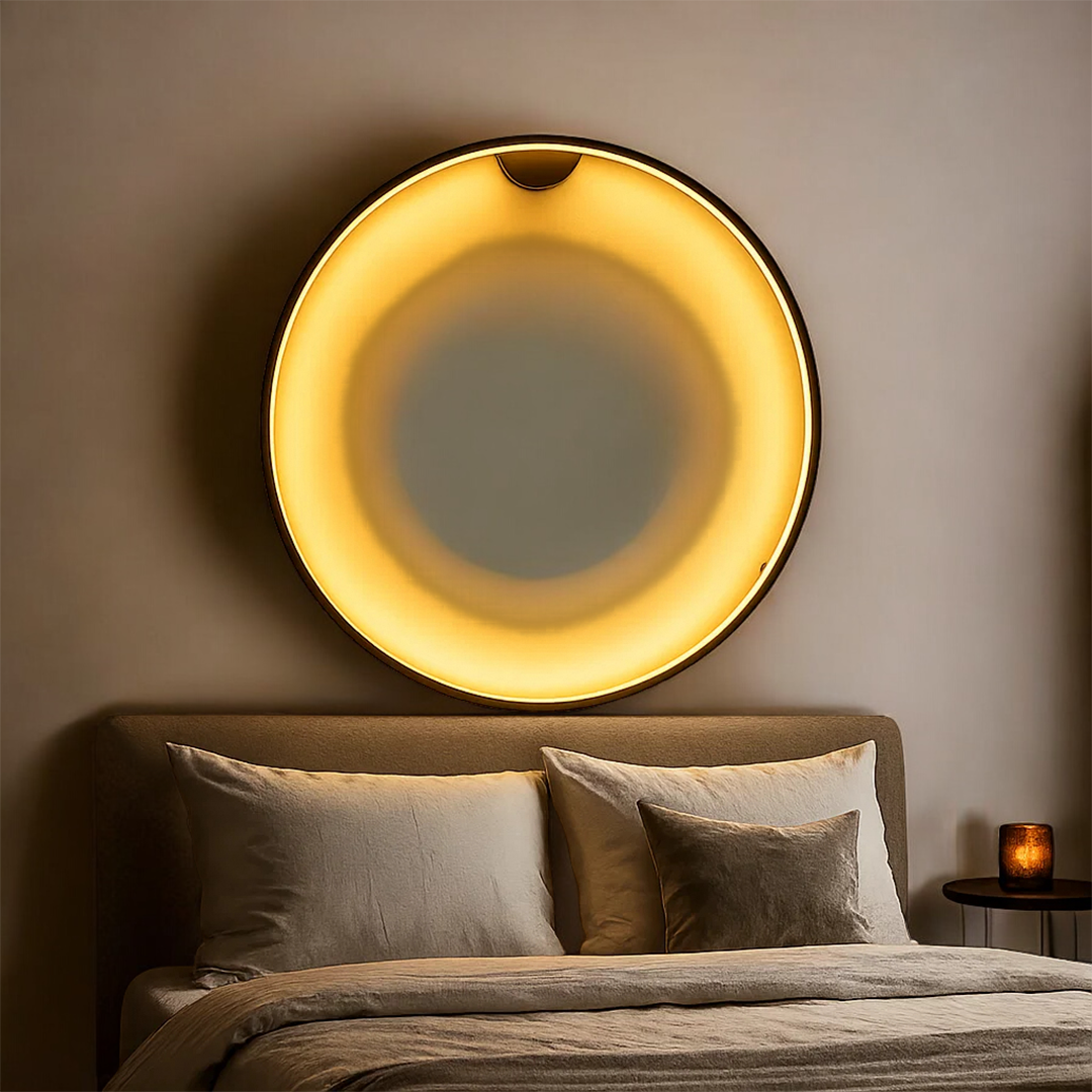 Okrągła Lampa Ścienna do Wnętrz