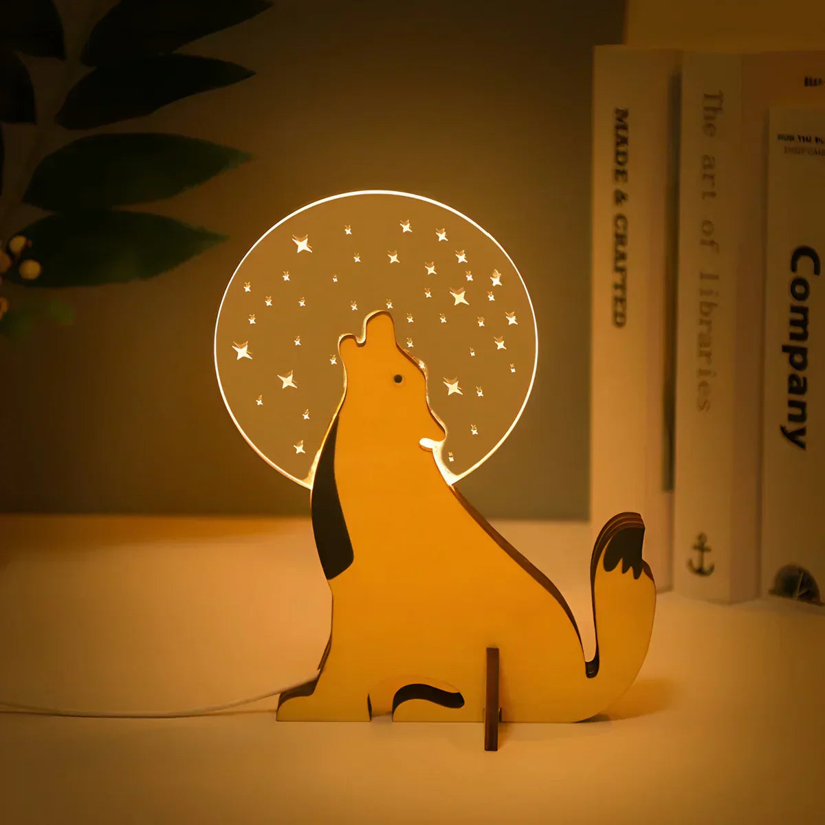 Lampa Stołowa LED Z Motywem Zwierzęcym