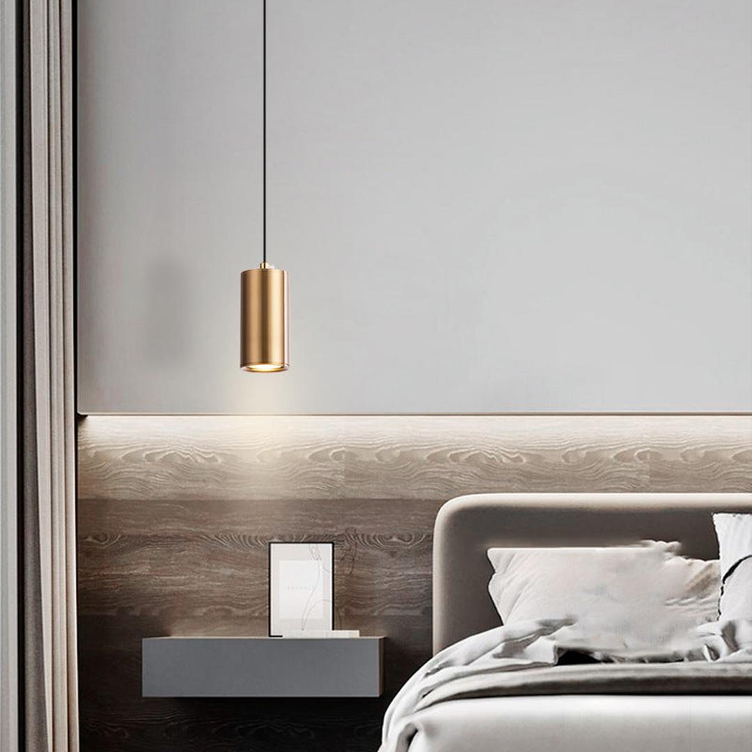 Nordycka Lampa Wisząca Z Żelaza W Kształcie Cylindra