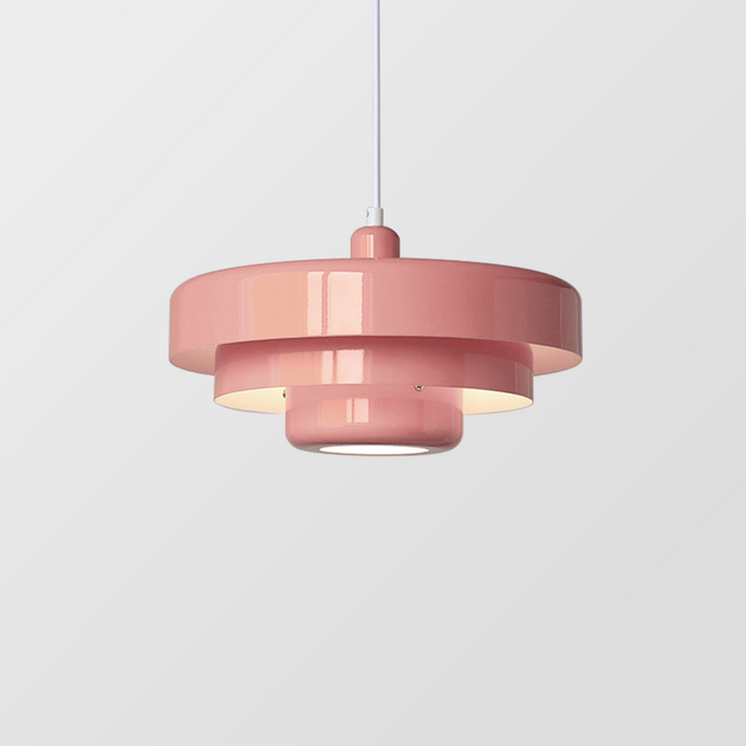 Włoska Metalowa Lampa Wisząca