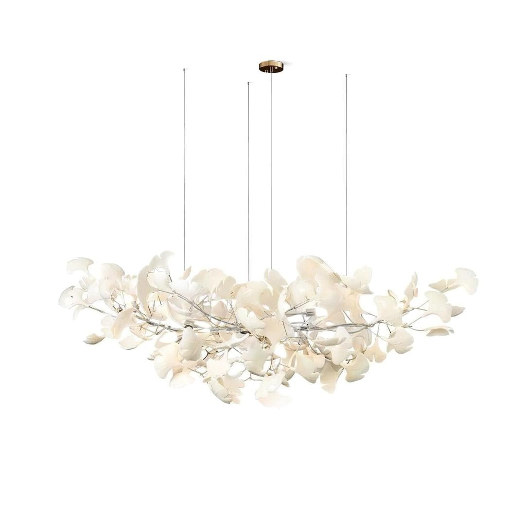 Kwiatowy Metalowy Żyrandol LED