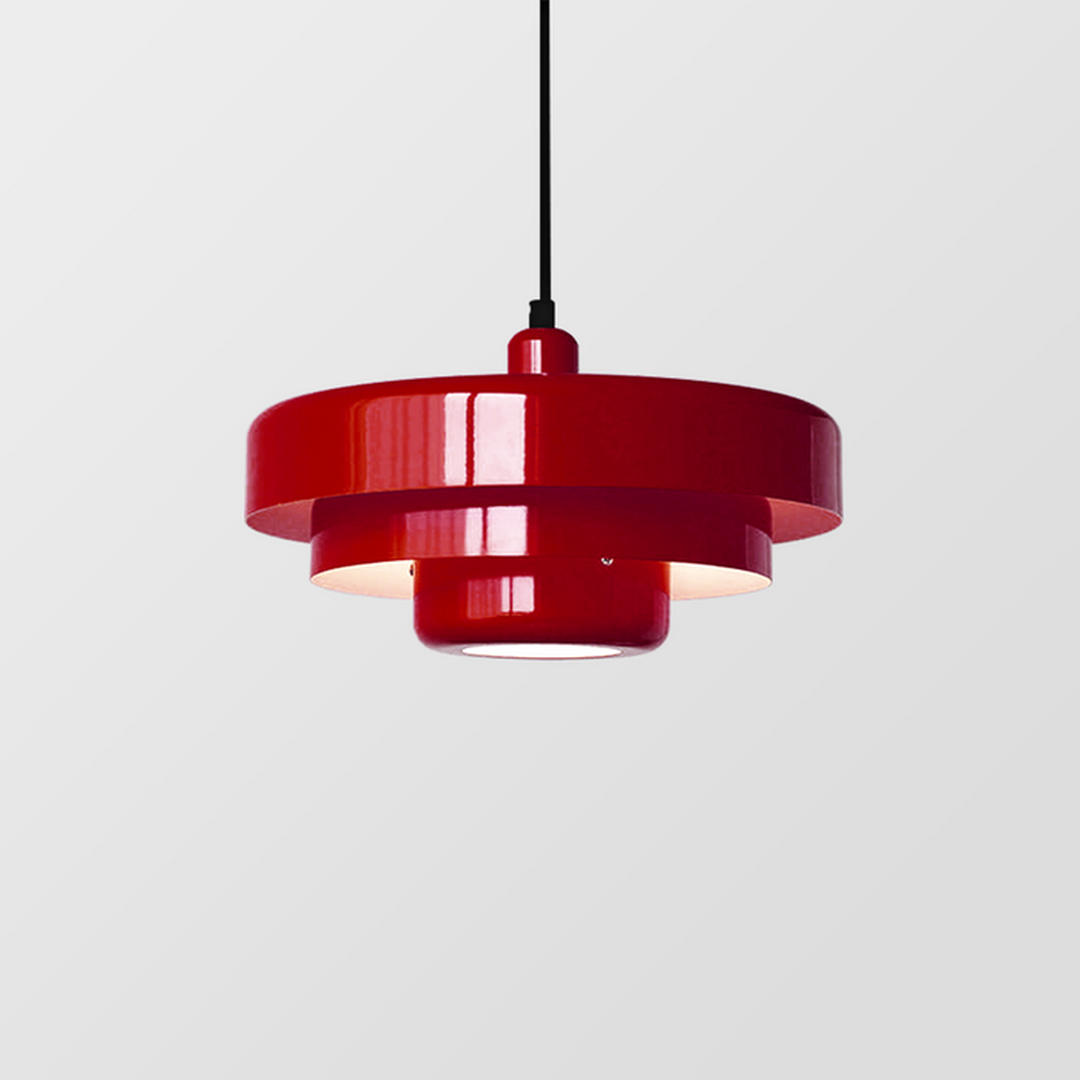 Włoska Metalowa Lampa Wisząca