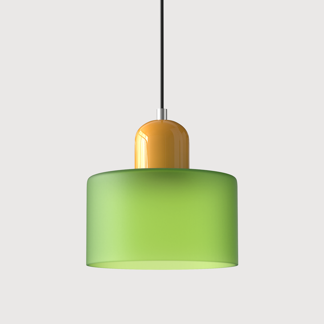 Szklana Lampa Wisząca Bauhaus
