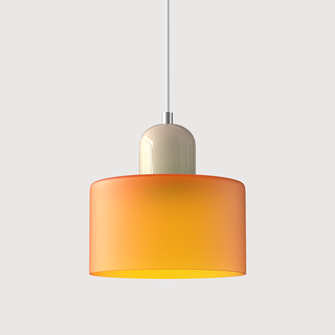 Szklana Lampa Wisząca Bauhaus