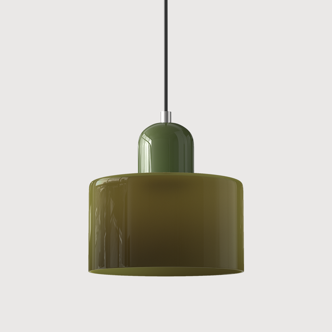 Szklana Lampa Wisząca Bauhaus