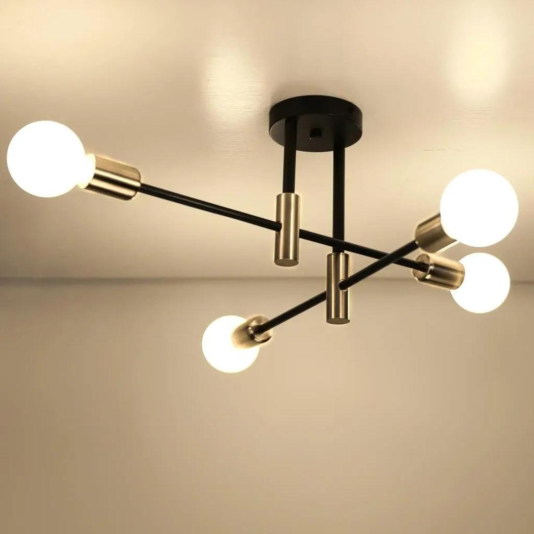 Nowoczesna Sufitowa Lampa Ze Szklaną Kulą