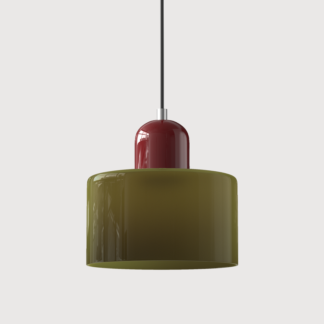 Szklana Lampa Wisząca Bauhaus