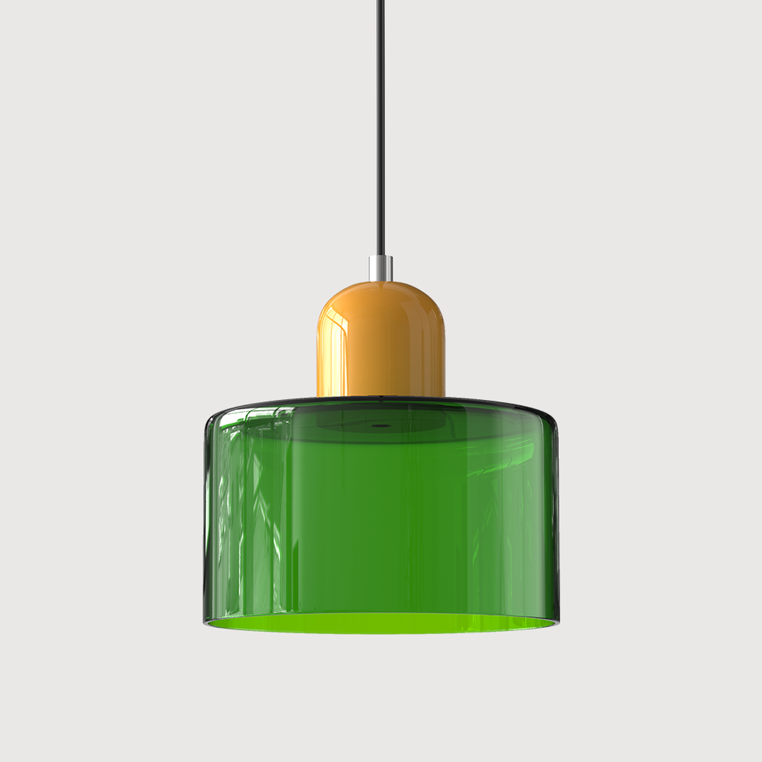 Szklana Lampa Wisząca Bauhaus