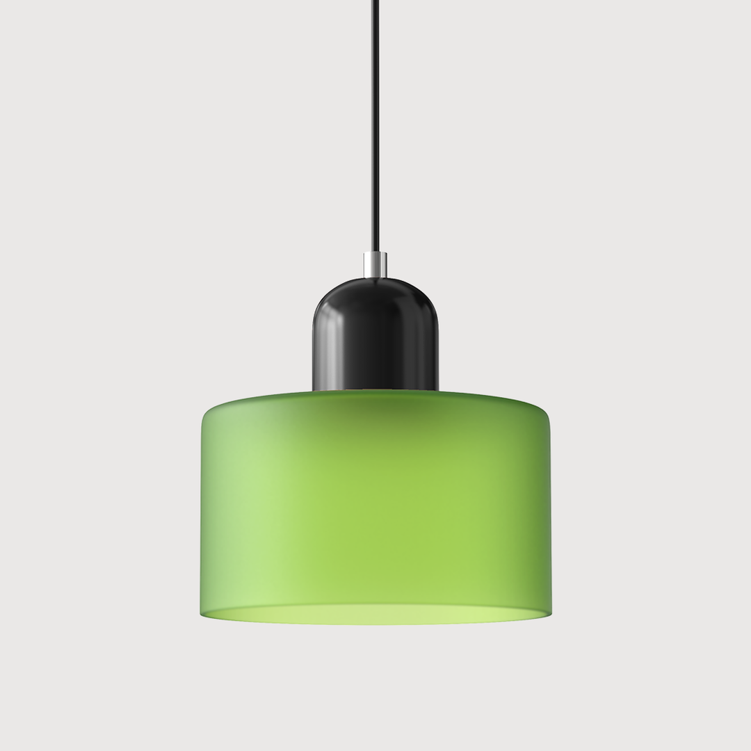 Szklana Lampa Wisząca Bauhaus