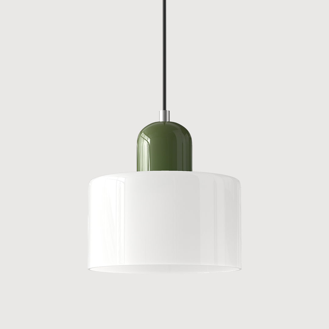 Szklana Lampa Wisząca Bauhaus