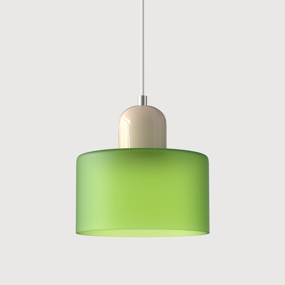 Szklana Lampa Wisząca Bauhaus