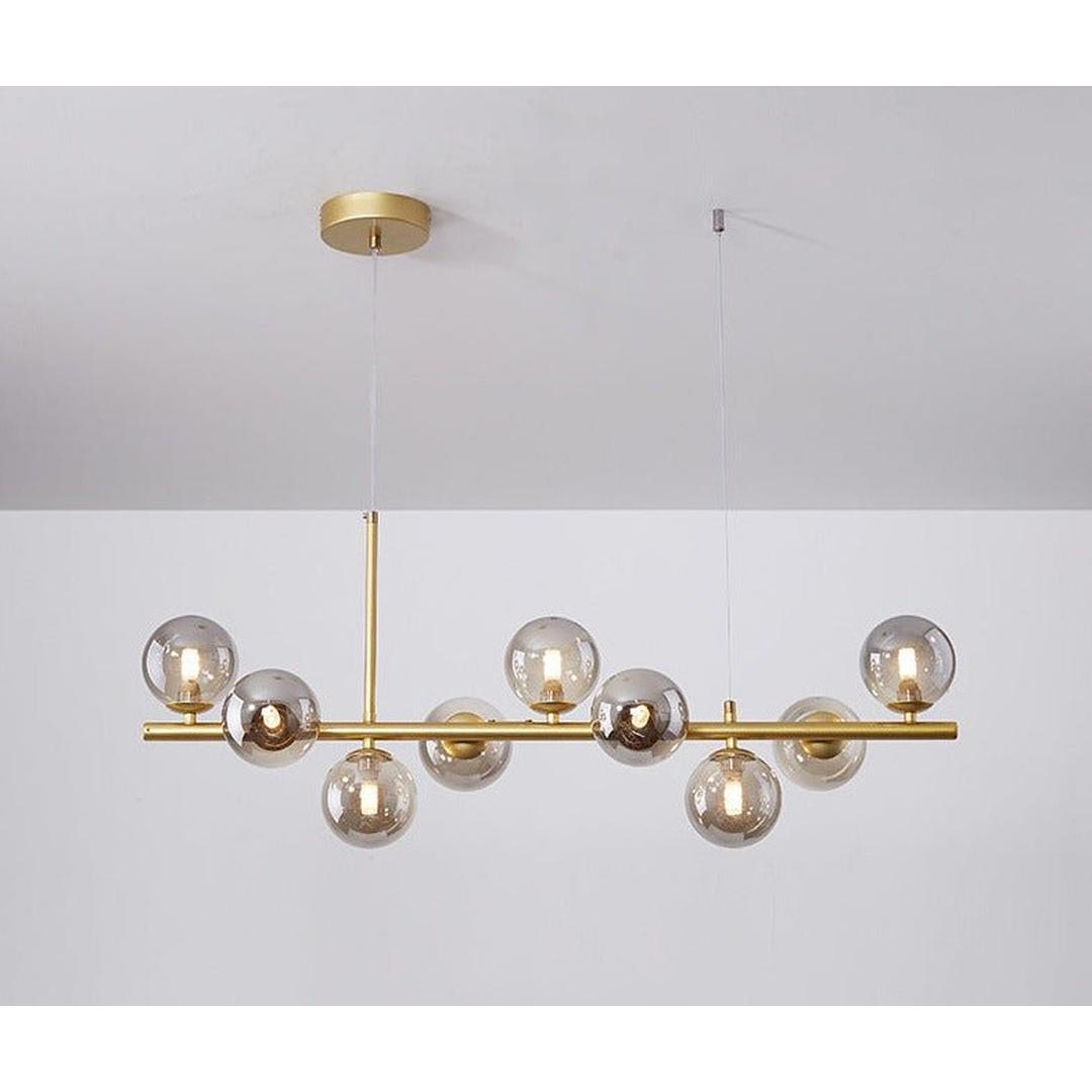 Szklana Liniowa Lampa Wisząca Do Jadalni