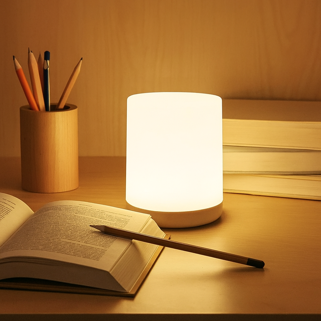 Przenośna Bezdotykowa Ściemnialna Lampa Stołowa LED Z Akumulatorem