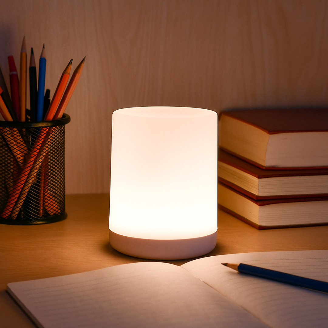 Przenośna Bezdotykowa Ściemnialna Lampa Stołowa LED Z Akumulatorem
