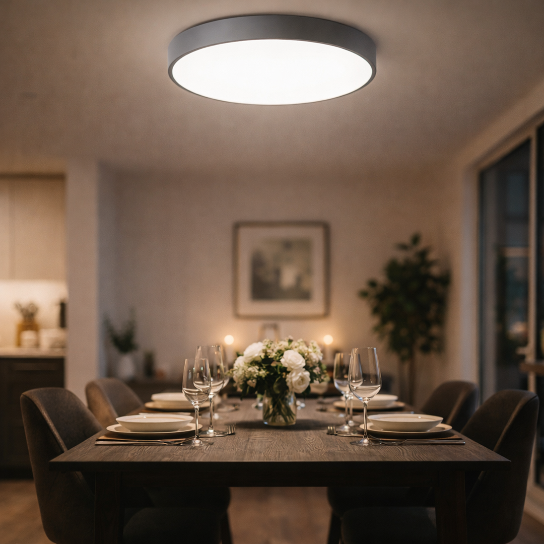 Nowoczesna Okrągła Lampa Sufitowa LED – Eleganckie Oświetlenie Wnętrz