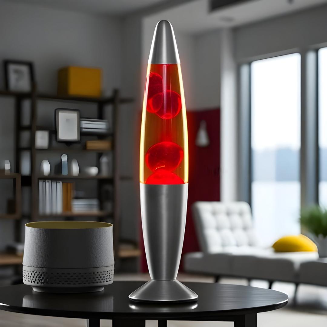 Retro Lampa LED Lava Z Zmieniającymi Się Kolorami