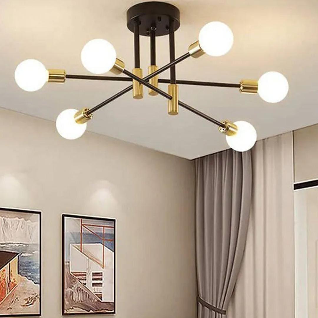 Nowoczesna Sufitowa Lampa Ze Szklaną Kulą