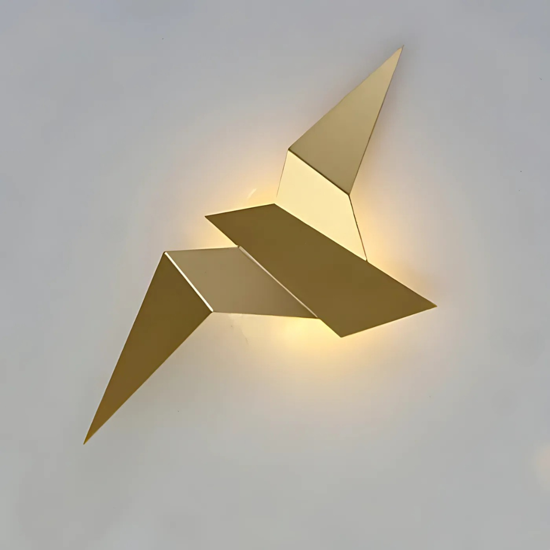 Lampa Ścienna LED W Kształcie Ptaka Origami