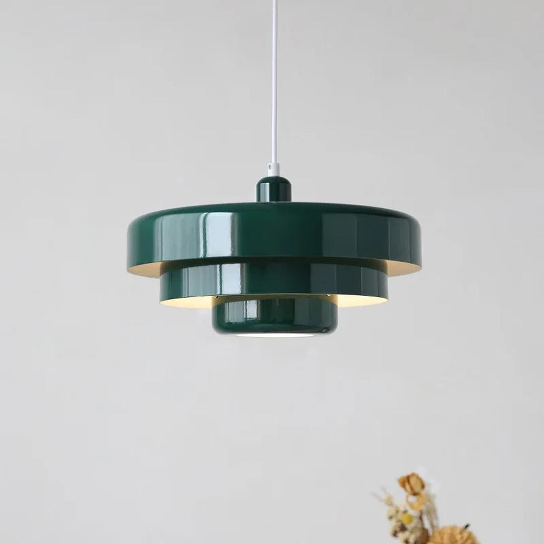 Włoska Metalowa Lampa Wisząca
