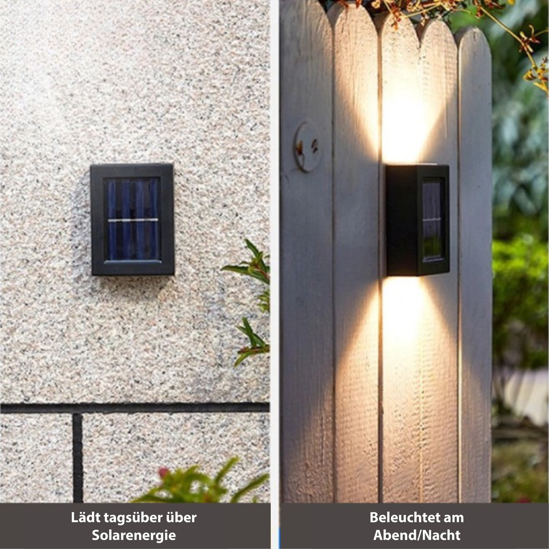 Zewnętrzna Solarna Lampa Ścienna LED