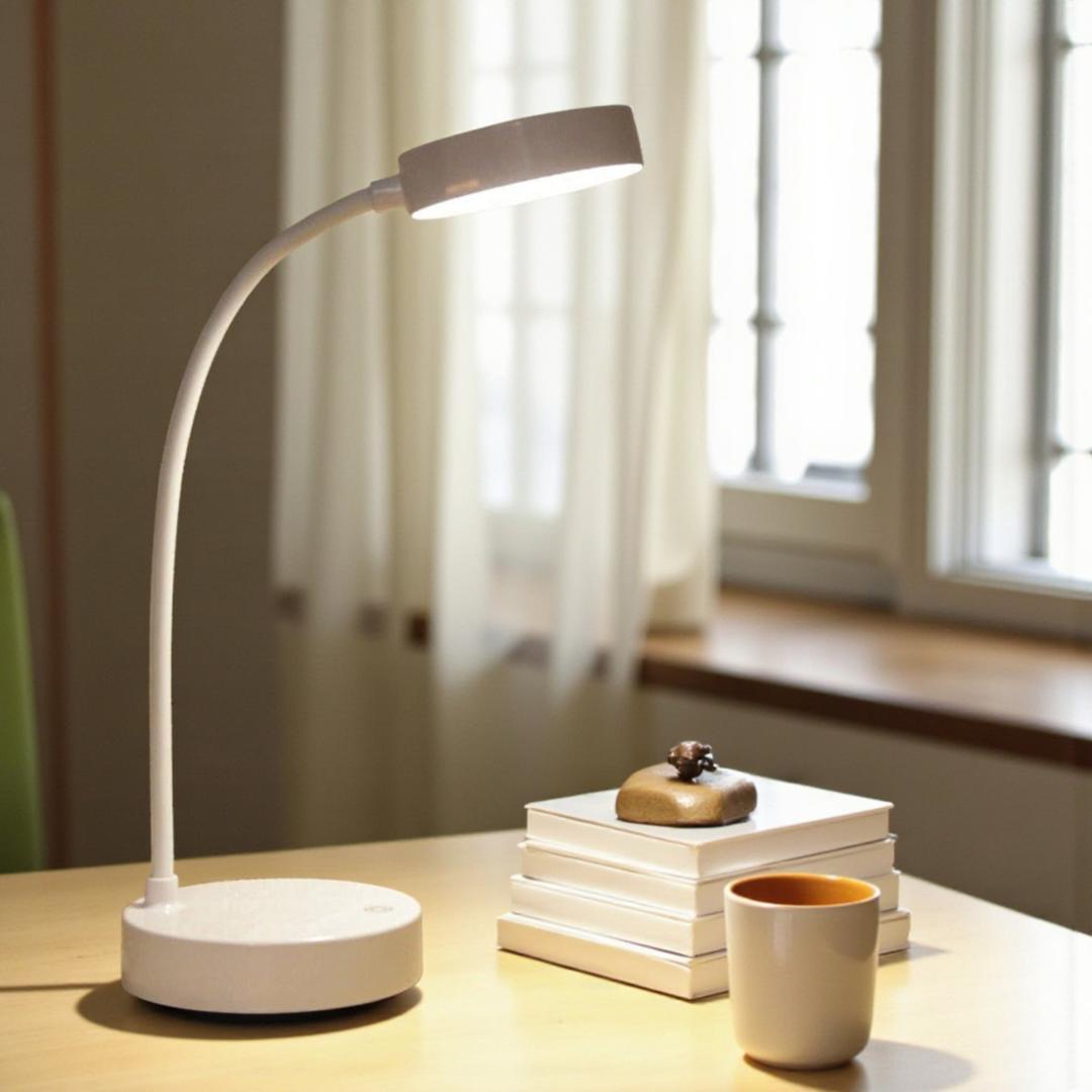 Lampa Biurkowa LED Z Regulacją Jasności I Zintegrowanym Światłem