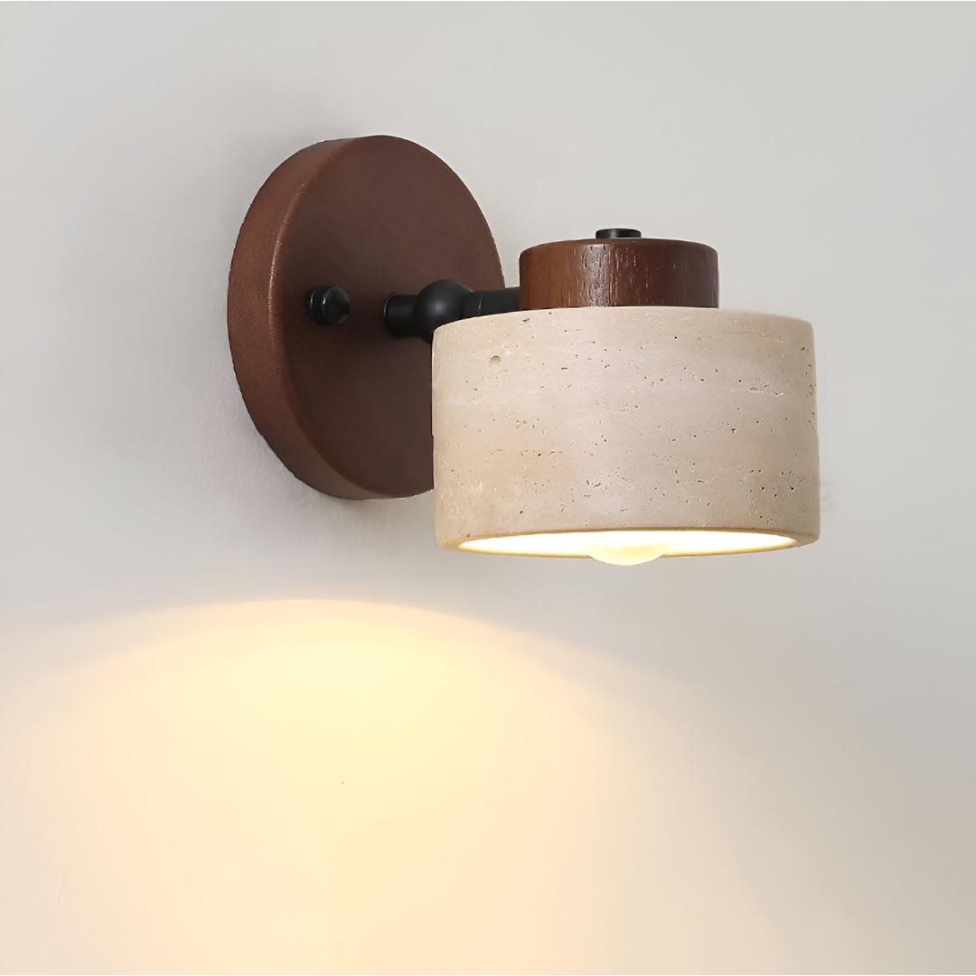 Regulowana Betonowa Lampa Ścienna LED