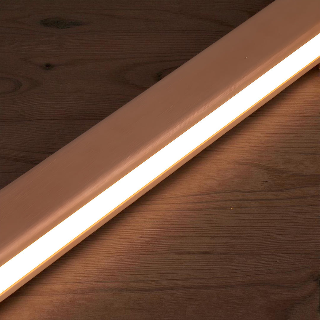 Industrialna Liniowa Lampa Wisząca LED Z Geometrycznym Designem