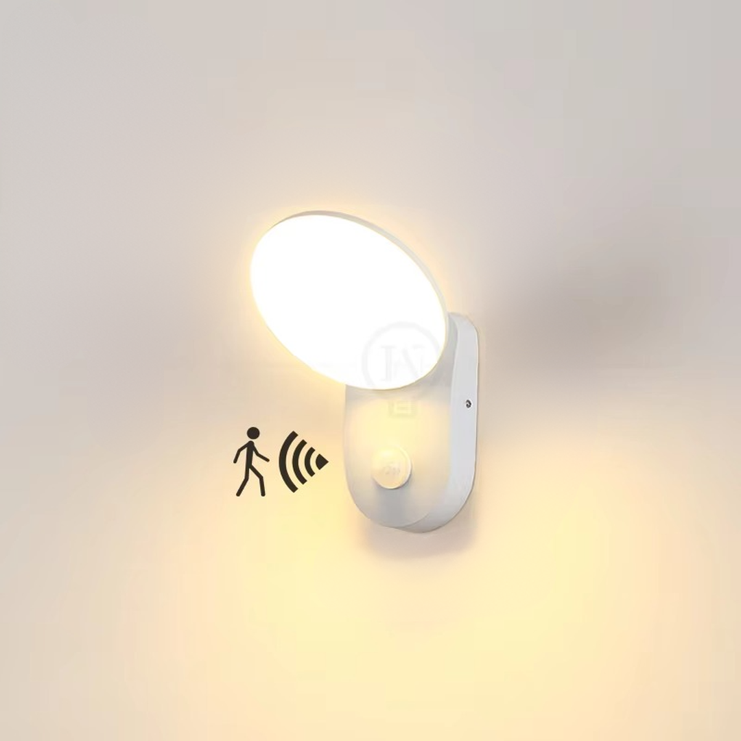 Zewnętrzna Lampa Ścienna LED Z Czujnikiem Ruchu