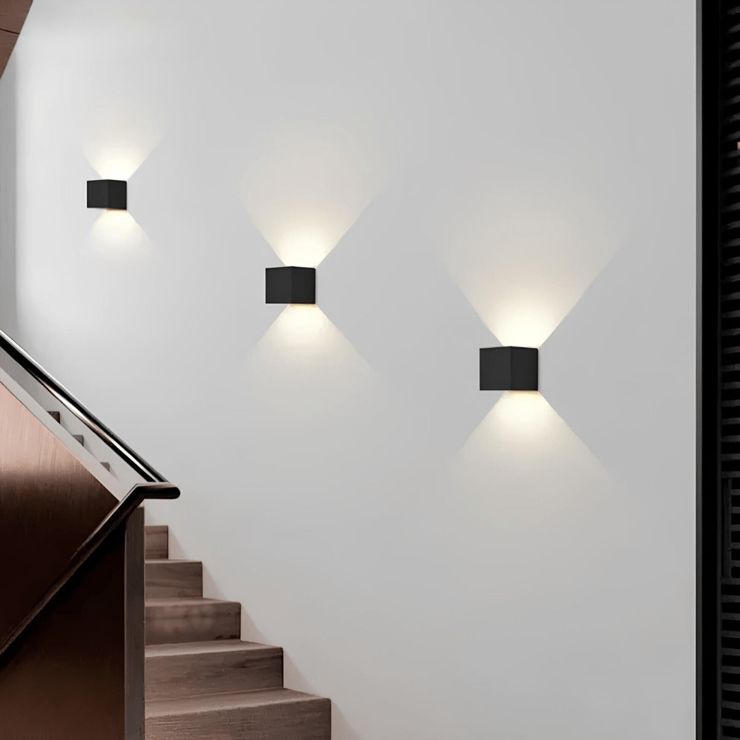 Bezprzewodowa Kostkowa Lampa Ścienna LED