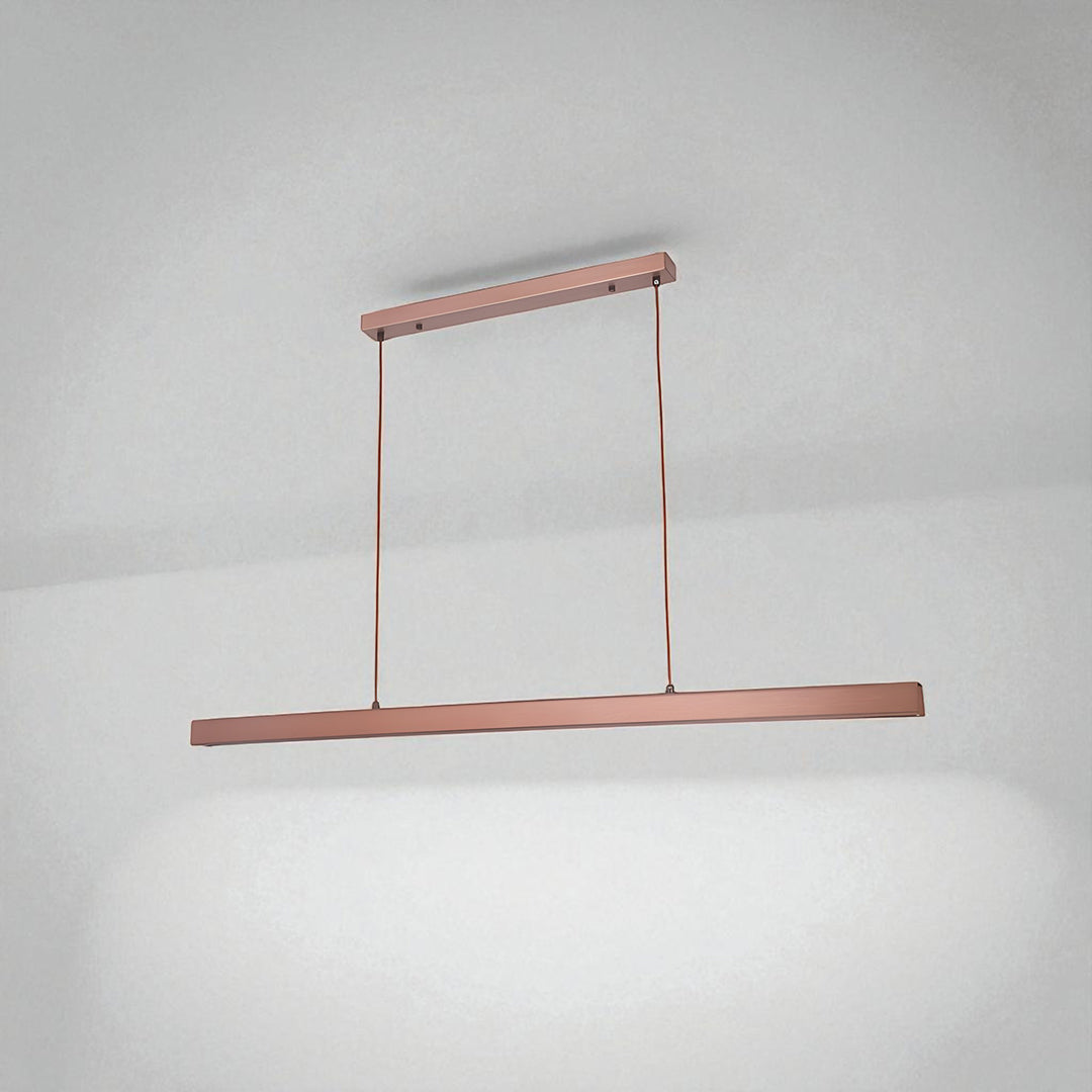 Industrialna Liniowa Lampa Wisząca LED Z Geometrycznym Designem