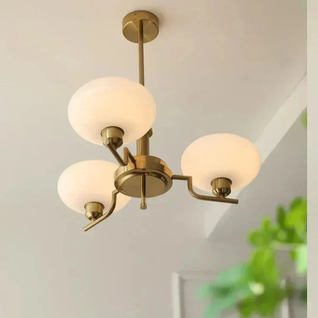 Szklana Lampa Sufitowa Bauhaus