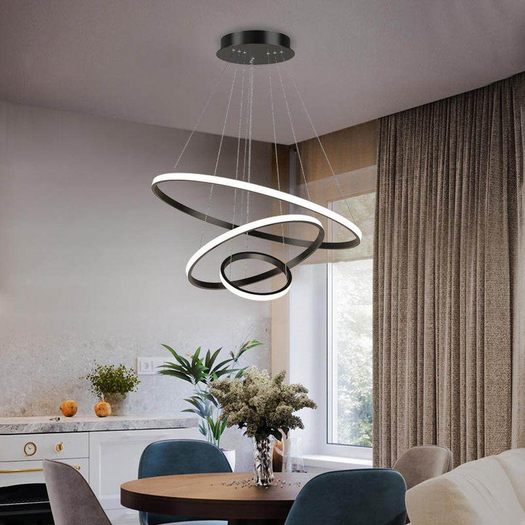 Nowoczesna Lampa Wisząca LED W Kształcie Pierścienia