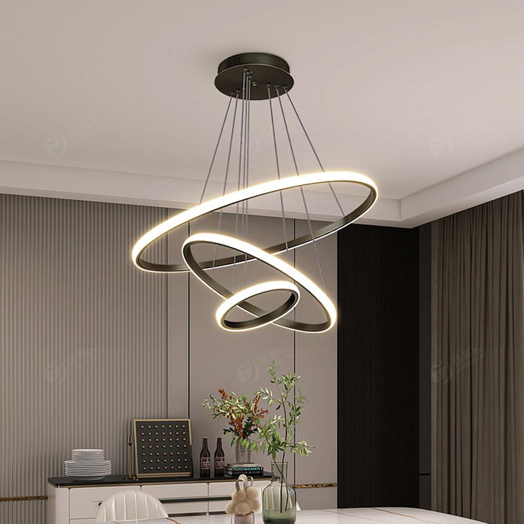 Nowoczesna Lampa Wisząca LED W Kształcie Pierścienia
