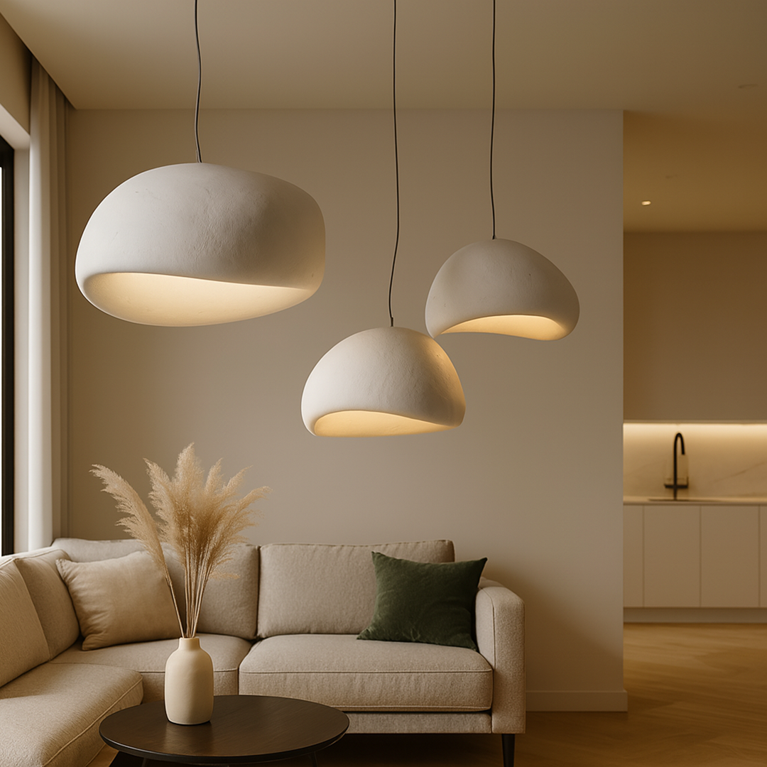 Japońska Półprzezroczysta Lampa Wisząca Cocoon