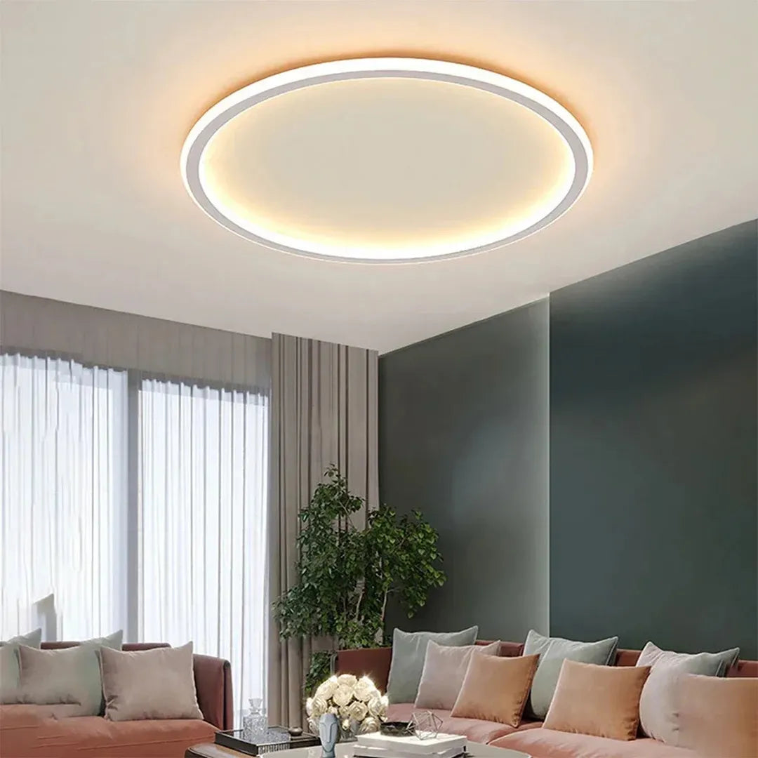 Skandynawska Okrągła Lampa Sufitowa LED