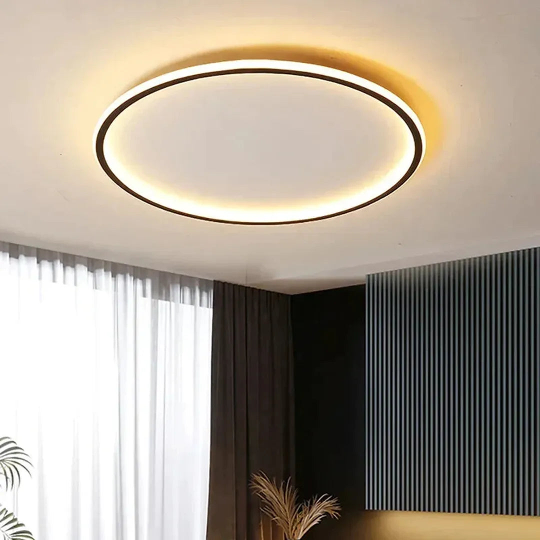 Skandynawska Okrągła Lampa Sufitowa LED