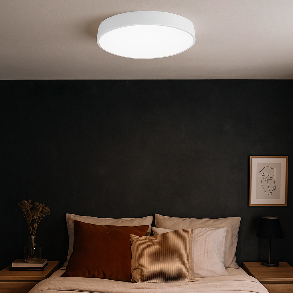 Lampa sufitowa LED okrągła styl