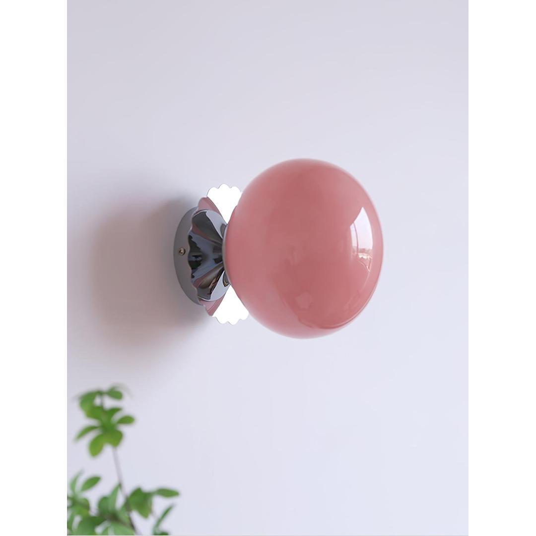 Nowoczesna Lampa Ścienna Ze Szklaną Kulą