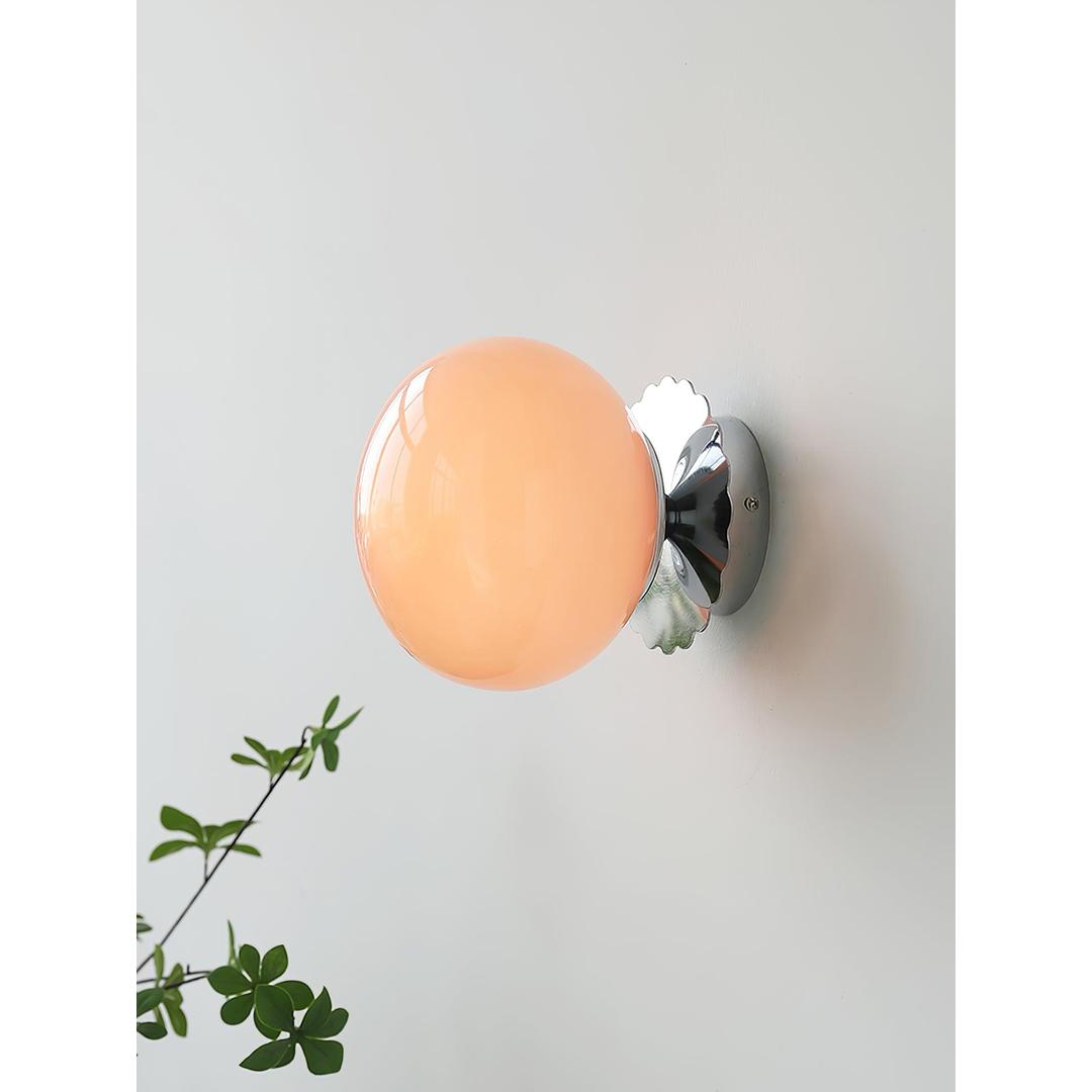 Nowoczesna Lampa Ścienna Ze Szklaną Kulą