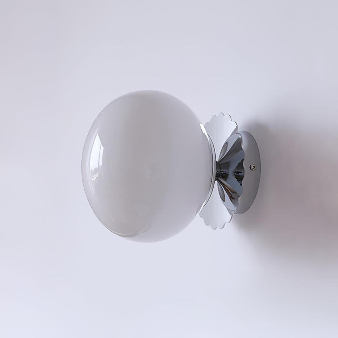 Nowoczesna Lampa Ścienna Ze Szklaną Kulą