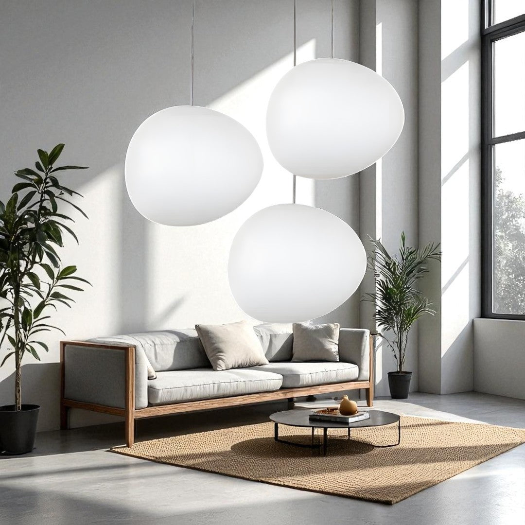 Okrągła Transparentna Lampa Wisząca LED