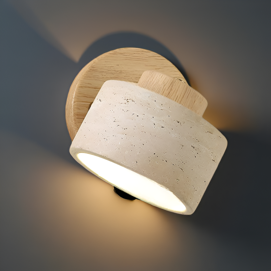 Regulowana Betonowa Lampa Ścienna LED