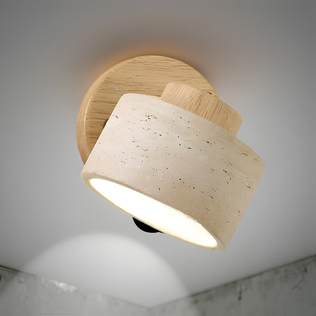 Regulowana Betonowa Lampa Ścienna LED