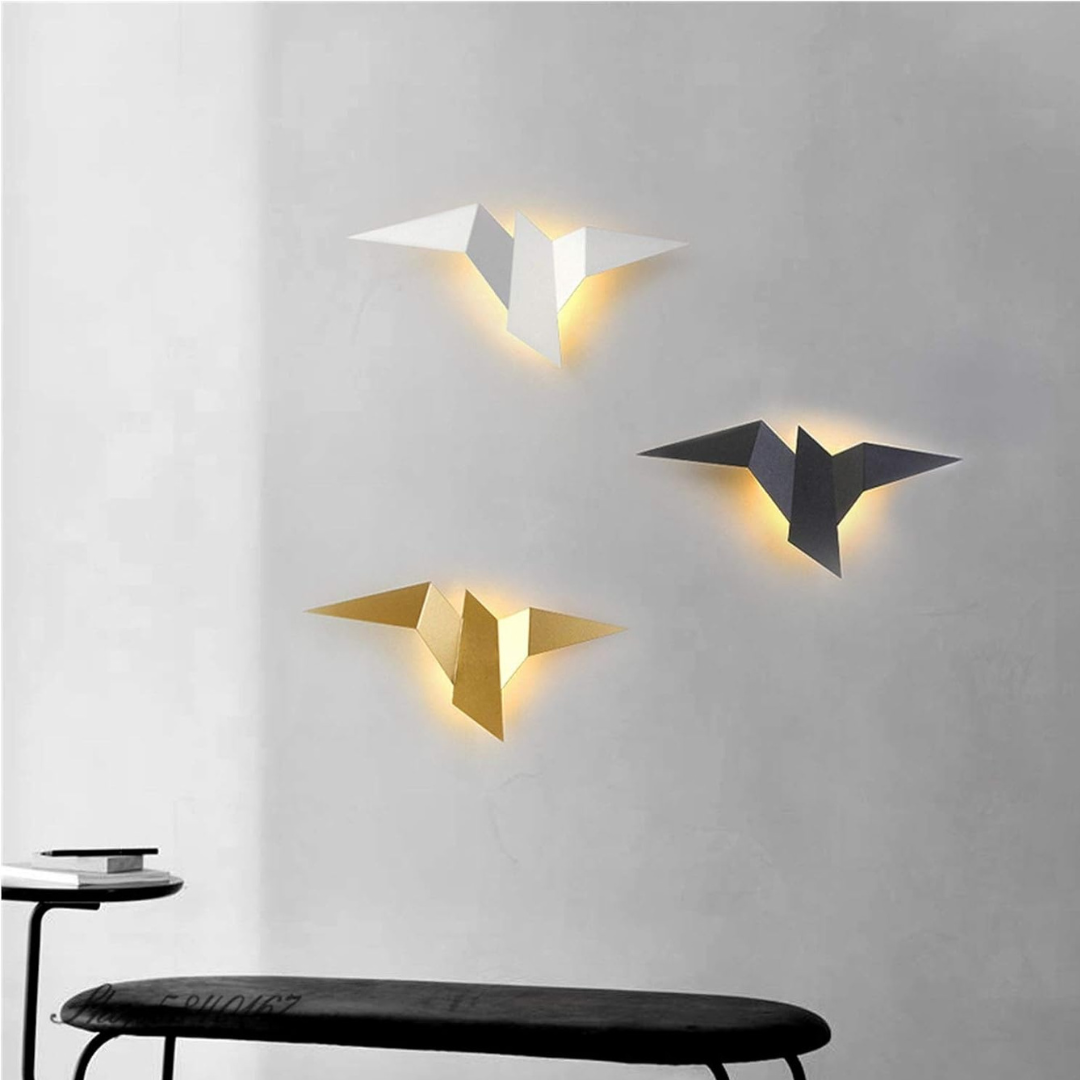 Lampa Ścienna LED W Kształcie Ptaka Origami