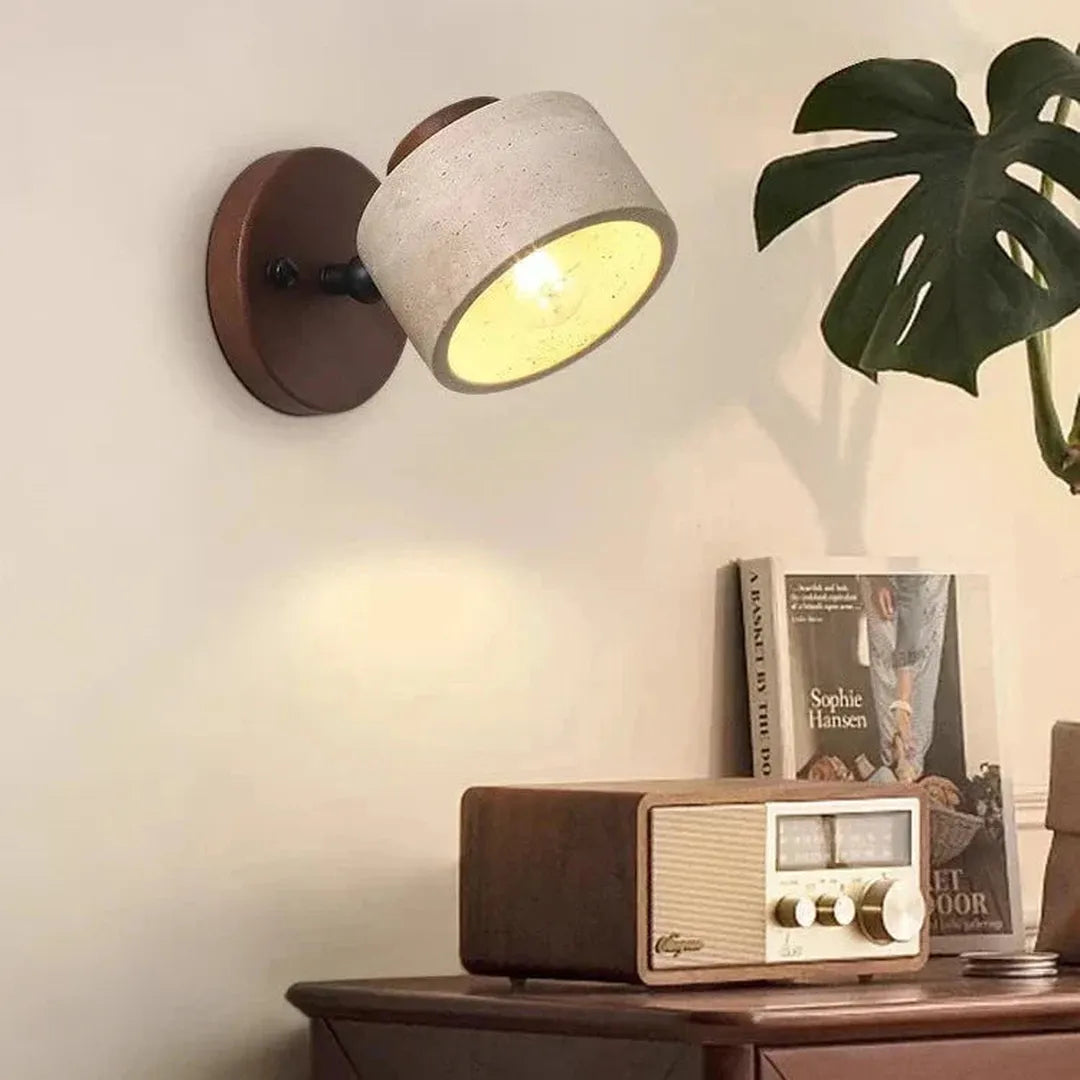 Regulowana Betonowa Lampa Ścienna LED