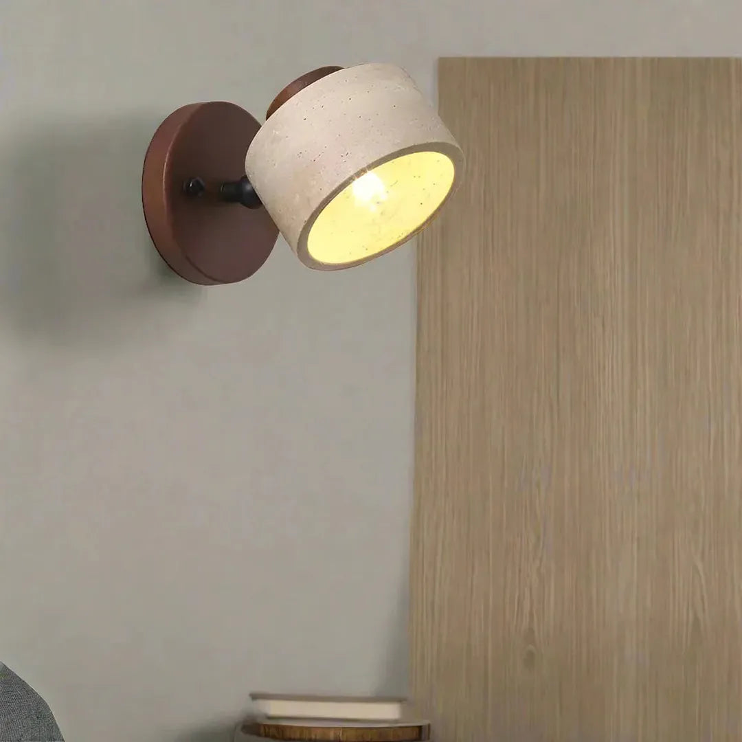 Regulowana Betonowa Lampa Ścienna LED